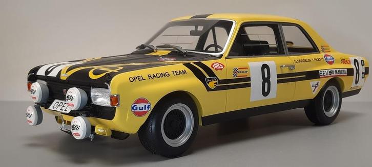 Opel Commodore A Steinmetz #8, Hobby en Vrije tijd, Modelauto's | 1:18, Zo goed als nieuw, Auto, MiniChamps, Ophalen of Verzenden