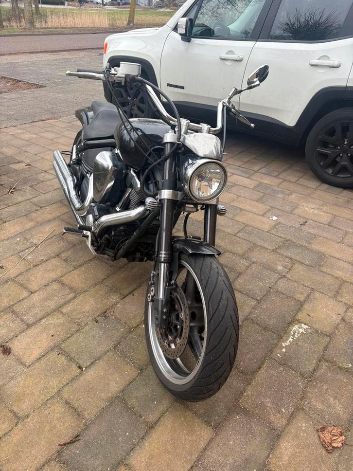Zwarte Yamaha XV1700 warrior, Motoren, Motoren | Yamaha, Particulier, Chopper, meer dan 35 kW, 2 cilinders, Motorrijbewijs A, Ophalen