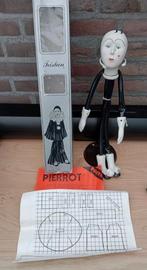 Pierrot Tristan 40cm vintage, Verzamelen, Poppen, Ophalen of Verzenden, Zo goed als nieuw