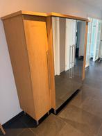 Eikenhouten garderobe of kleding  kast op maat gemaakt., Huis en Inrichting, Met hangruimte, Eikenhout, Ophalen of Verzenden, Zo goed als nieuw