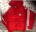 Adidas jack/jas /vest rood wit mt S, Kleding | Heren, Wintersportkleding, Ophalen of Verzenden, Zo goed als nieuw, Maat 46 (S) of kleiner