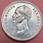 25 cent 1849. UNC., Zilver, Ophalen of Verzenden, Koning Willem II, Losse munt