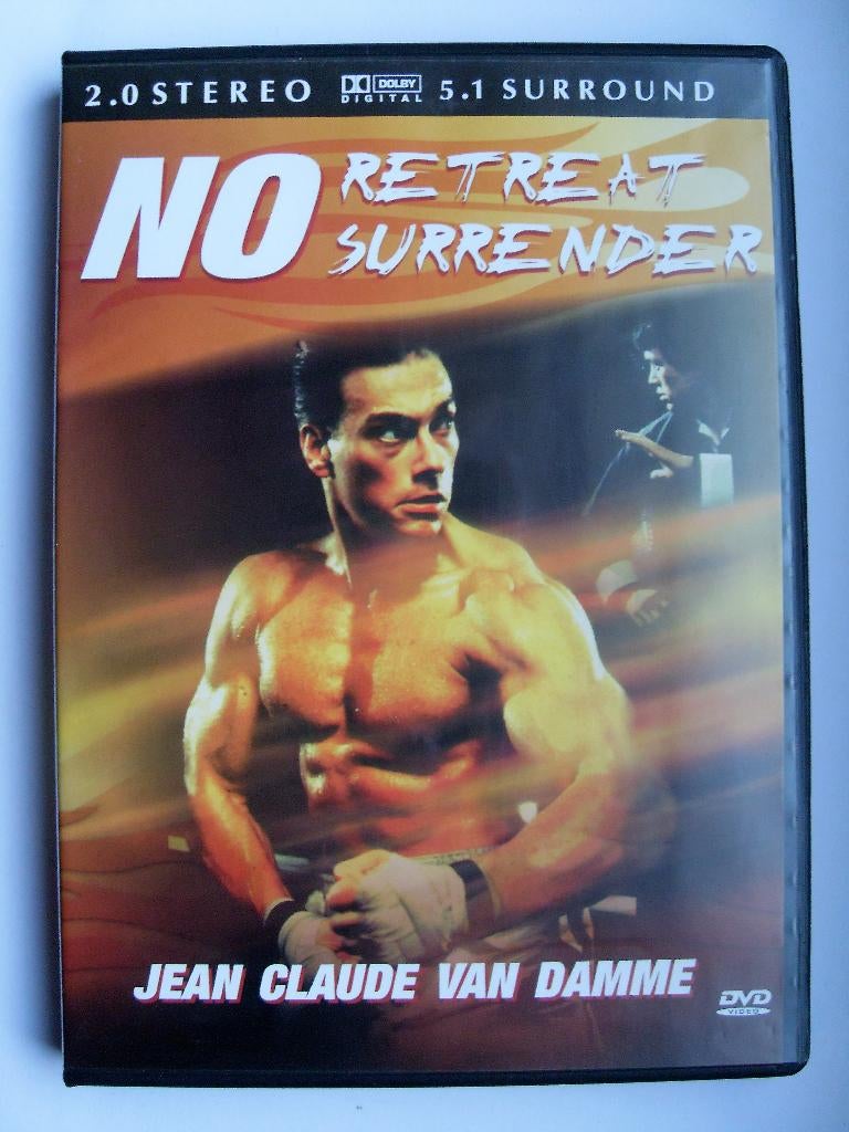 No retreat No surrender (originele dvd) van Damme, Vanaf 16 jaar, Ophalen of Verzenden, Zo goed als nieuw, Actie