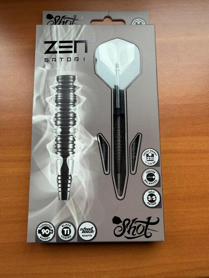 23 gram shot satori, Sport en Fitness, Darts, Zo goed als nieuw, Pijlen, Ophalen of Verzenden