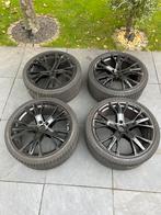 Zwarte Velgen met Winterbanden - 20 Inch, Auto-onderdelen, Banden en Velgen, Gebruikt, 265 mm, Banden en Velgen, Personenwagen