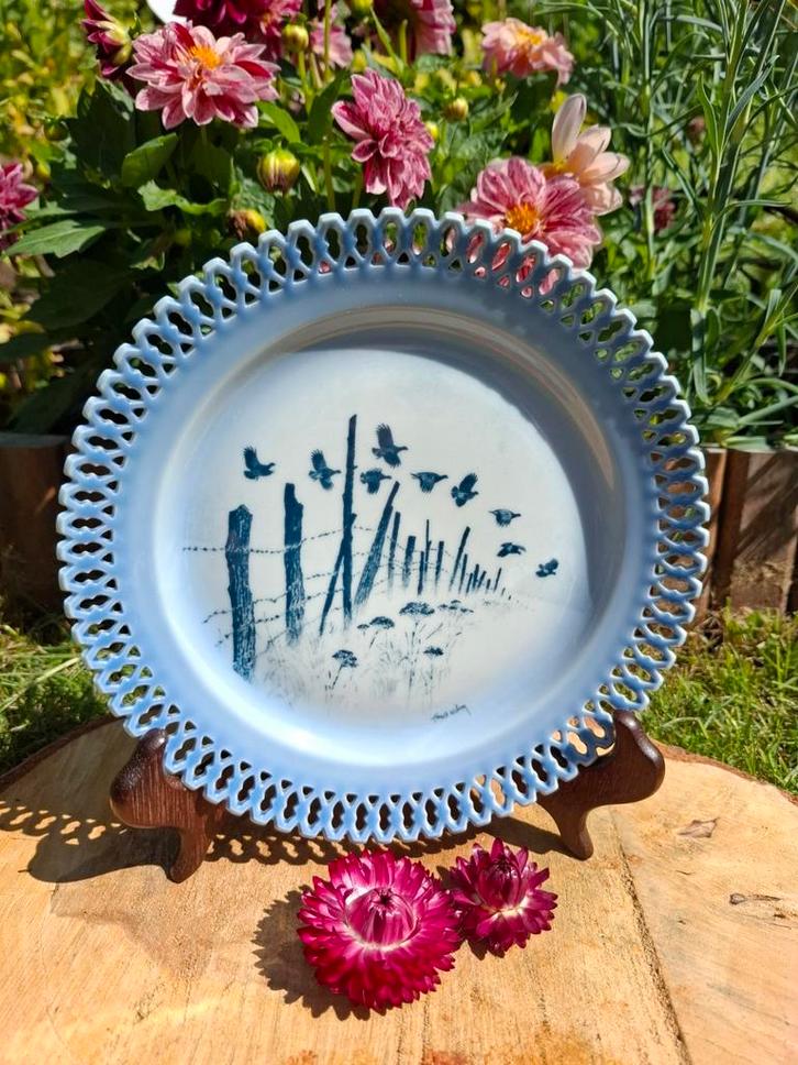 Royal Kopenhagen wandbord, porselein, Harald Wiberg, Antiek en Kunst, Antiek | Porselein, Ophalen of Verzenden