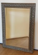 Spiegel baroklijst facetgeslepenspiegel hout. 85 cm hoog, Minder dan 100 cm, Gebruikt, Rechthoekig, Ophalen