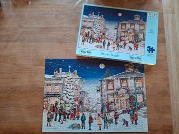 Mooie kerst/winter puzzel 250 stukjes beschikbaar voor biedingen