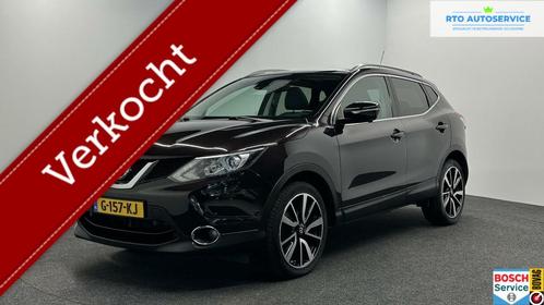 Nissan Qashqai 1.2 Tekna CAMERA TREKHAAK PANO LM ECC CRUISE., Auto's, Nissan, Bedrijf, Te koop, Qashqai, 360° camera, ABS, Achteruitrijcamera