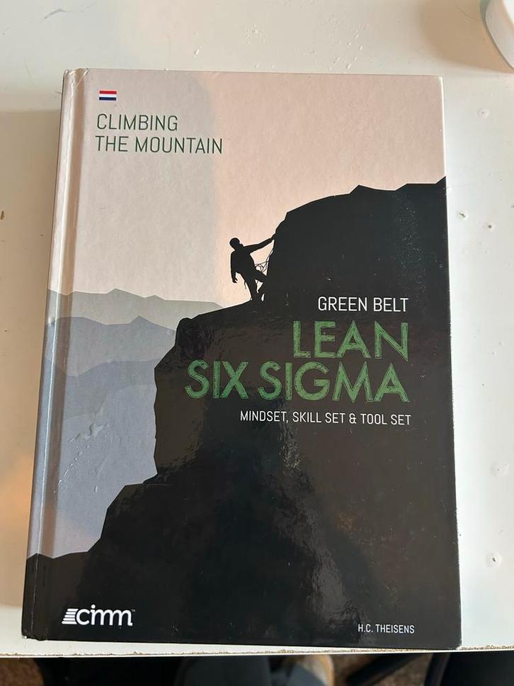 Lean Six Sigma Green Belt Theorieboek, Boeken, Advies, Hulp en Training, Zo goed als nieuw, Ophalen of Verzenden