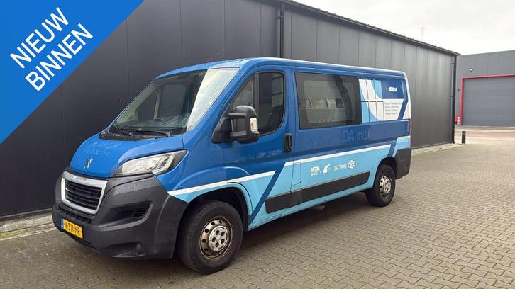 Peugeot Boxer 330 2.0 BlueHDI L2H1 Pro DC Dubbel Cabine Marg, Auto's, Bestelauto's, Bedrijf, Te koop, ABS, Airconditioning, Alarm