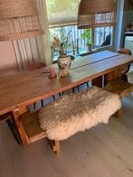 Praxhtige boomstamtafel, Ophalen, 50 tot 100 cm, Zo goed als nieuw, Vijf personen of meer