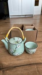 Japanse theepot met 4 kopjes, Huis en Inrichting, Keuken | Servies, Ophalen, Nieuw, Overige stijlen, Overige typen