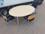 Gumpo compacte ovale vergadertafel voor 4 personen 180x120, 100 tot 150 cm, Ophalen of Verzenden, Zo goed als nieuw, 150 tot 200 cm