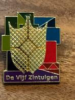 Efteling pin De Vijf Zintuigen, Ophalen of Verzenden, Zo goed als nieuw, Button of Speldje
