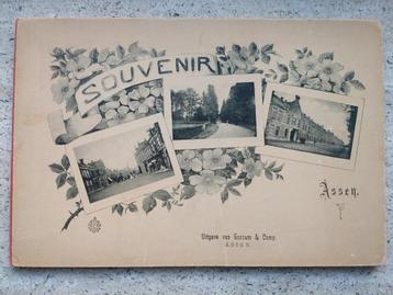 Boekwerkje met 12 oude foto's van Assen, van begin 1900. beschikbaar voor biedingen