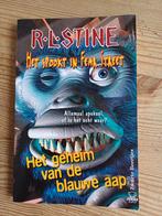 R.L. Stine - Het geheim van de blauwe aap, Ophalen of Verzenden, Fictie algemeen, Zo goed als nieuw, R.L. Stine