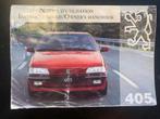 Peugeot 405 Instructieboekje / Handleiding, Ophalen of Verzenden