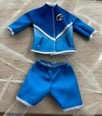 Barbie blauw sport setje, Ophalen of Verzenden, Gebruikt, Kleertjes