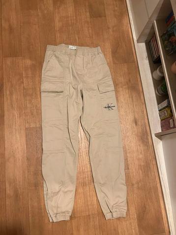 Calvin Klein Cargo Broek Beige - Maat 176 (16) beschikbaar voor biedingen