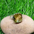 Schitterende ring met in facet geslepen citrien, Verzenden, 19 tot 20, Geel, Nieuw