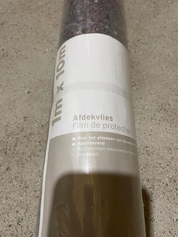 Nieuw 10 meter afdekvlies, Doe-het-zelf en Verbouw, Zeil en Folie, Nieuw, Folie, 10 tot 15 m², Ophalen