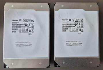 Toshiba 16TB harddisk 2 stuks MG08ACA16TE beschikbaar voor biedingen