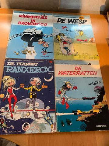 Mini-Mensjes: 4 Stripboeken Seron beschikbaar voor biedingen