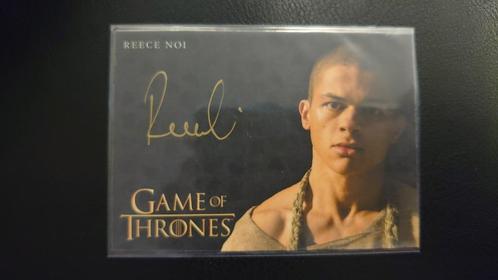 GOT Reece noi / Mossador Autograph card, Verzamelen, Overige Verzamelen, Zo goed als nieuw, Verzenden