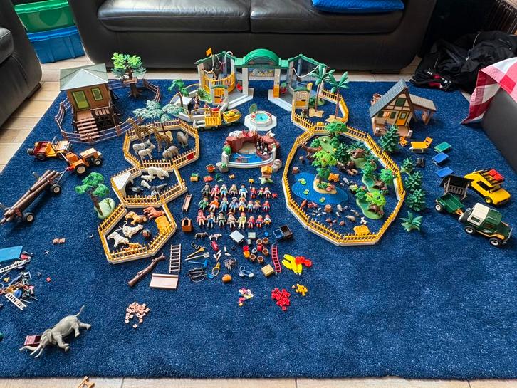 Playmobil dierentuin met veel exstras, Kinderen en Baby's, Speelgoed | Playmobil, Zo goed als nieuw, Complete set, Ophalen of Verzenden