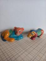 FENIX RAKU POTTERY Leeuw en Wrattenzwijn .
Hand gemaakte fig, Ophalen of Verzenden