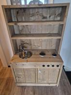 Keukentje steigerhout (degelijk), Kinderen en Baby's, Ophalen, Gebruikt, Hout, Speelkeuken