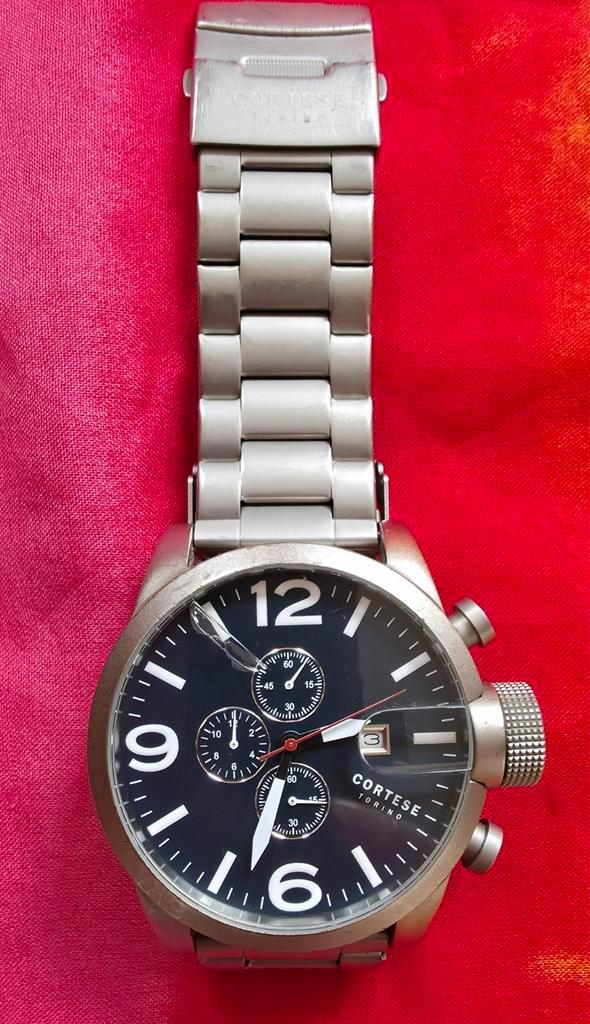 Stoer Herenhorloge van CORTESE, Chronograaf, Stainless Steel, Sieraden, Tassen en Uiterlijk, Sporthorloges, Nieuw, Ophalen of Verzenden