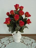rode zijden rozen kunstbloem boeket kunstboeket bloemen, Ophalen, Nieuw, Binnen