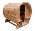 Barrelsauna – Showroommodel – 4250 euro, Ophalen of Verzenden, Zo goed als nieuw, Complete sauna
