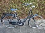 Zwarte Batavus omafiets met terugtraprem, 56 cm of meer, Ophalen, Gebruikt, Batavus.
