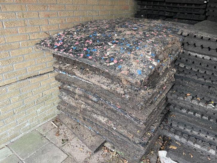 Valdemping matten, Tuin en Terras, Gras en Kunstgras, Gebruikt, 10 tot 20 m², Ophalen