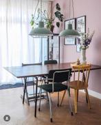 Habitat France design tafelpoten zwart, Ophalen, Zo goed als nieuw, Rond, 50 tot 100 cm