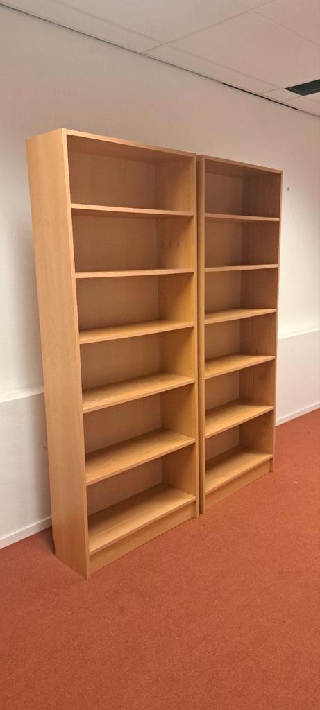 IKEA BILLY boekenkast 80x202 – set van 2, Huis en Inrichting, Kasten | Boekenkasten, Gebruikt, 50 tot 100 cm, 200 cm of meer, 25 tot 50 cm