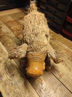 Houten Varken Beeld, Tuin en Terras, Ophalen of Verzenden, Gebruikt, Hout, Dierenbeeld