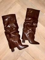 Nieuwe leather boots brown, Kleding | Dames, Hoge laarzen, Bruin, Nieuw, Ophalen of Verzenden