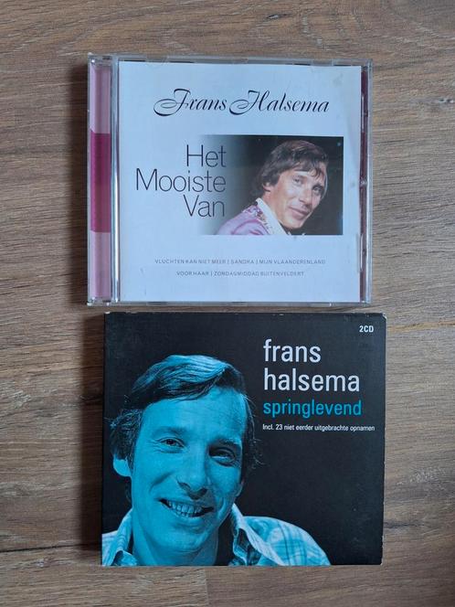 Frans Halsema 1 dubbele en 1 enkele cd., Cd's en Dvd's, Cd's | Nederlandstalig, Zo goed als nieuw, Levenslied of Smartlap, Ophalen of Verzenden