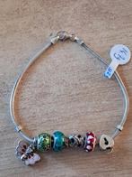 925 zilver bedelarmband, Ophalen of Verzenden, Zo goed als nieuw, Zilver, Zilver