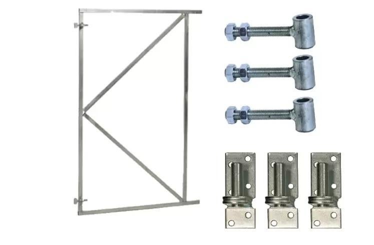 Poortframe gegalvaniseerd/vuurverzinkt staal - Meer maten, Tuin en Terras, Tuinpoorten, Draaipoort, Hout, 150 tot 200 cm, Ophalen of Verzenden