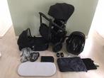 Brilliant Black Joolz Day 3-in-1 combinatie met toebehoren, Zo goed als nieuw, Verstelbare duwstang, Ophalen, Kinderwagen