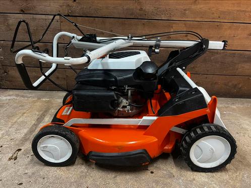 Stihl RM655 RM 655 gras maaier gazon maaier, Tuin en Terras, Grasmaaiers, Gebruikt, Cirkelmaaier, Ophalen