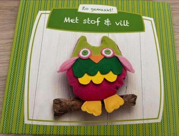 Zo gemaakt! Met stof & vilt, Boeken, Hobby en Vrije tijd, Gelezen, Overige onderwerpen, Ophalen of Verzenden