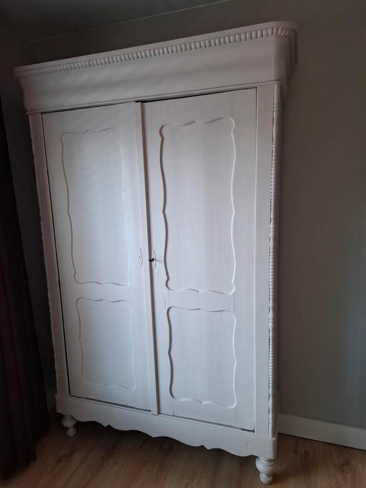 Antieke Biedermeier kast, opgeknapt, Huis en Inrichting, Kasten | Kledingkasten, Gebruikt, 150 tot 200 cm, 100 tot 150 cm, 50 tot 75 cm