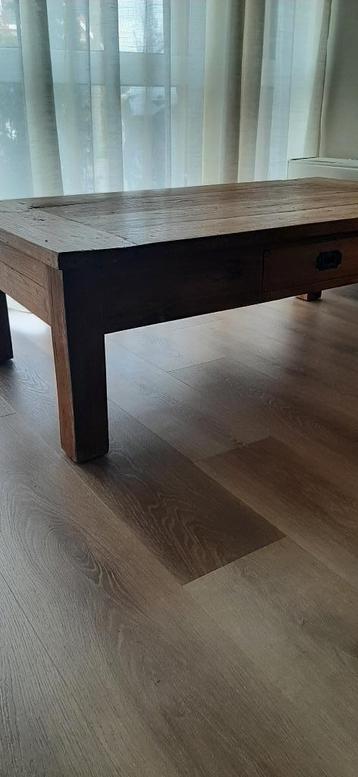 salontafel teakhout beschikbaar voor biedingen