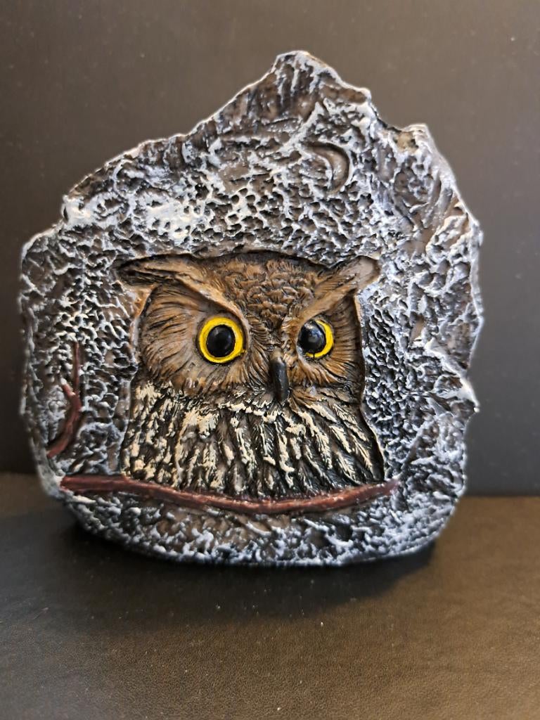 Beeldje uiltje gele ogen, Ophalen of Verzenden, Zo goed als nieuw, Dier